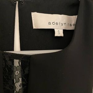 Adelyn Rae Black Lace Dress